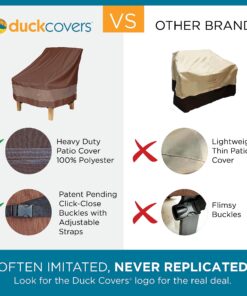 Alternative view of Duck Covers Ultimate Waterproof Square Patio Table & Chair Set Cover, 90 Inch 92"W x 92"D x 32"H
