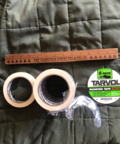 Masking Tape (Huge Pack of 6) Each Roll is ¾ x 33 Yards - Approved for Interior or Exterior Use - Easy to Write On - Industrial or Household Use 15 81odtzx1b7L
