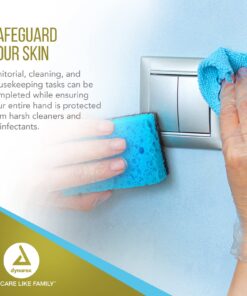 Dynarex Safe-Touch Vinyl Disposable Exam Gloves, Powder-Free, Food Safety and Compliance, Ambidextrous, Clear, Medium, 1 Box of 100 Safe-Touch Vinyl Disposable Exam Gloves 12 81oeCZ8LXuL 1