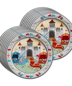 Medieval Knight Castle Birthday Party Supplies Set Plates Napkins Cups Tableware Kit for 16 10 81ofXyVKn9L