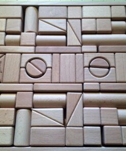 iPlay, iLearn Toddler Wooden Building Block Toys, 72 PCS Kids Natural Wood Stacking Blocks Set Standard Unit, Preschool Kindergarten Montessori Toy, Birthday Gift for Age 2 3 4 5 6 Year Old Boy Girl 46 81ofs0tP4L
