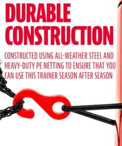 Franklin Sports Baseball Rebounder Net - 3-Way Baseball + Softball Pitchback Net + Fielding Trainer - Bounce Back Net for Fielding + Throwing Practice 15 81og19akytS