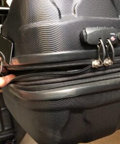 Samsonite Omni PC Hardside Expandable Luggage with Spinner Wheels, 3-Piece Set (20/24/28), Black 3-Piece Set (20/24/28) 38 81ogA7OXZL