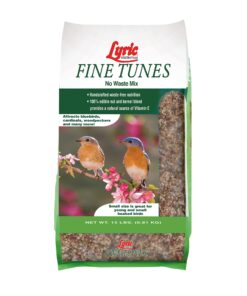 Lyric Fine Tunes Wild Bird Seed - No Waste Bird Food Mix - Attracts Bluebirds, Finches, Chickadees & More - 15 lb. Bag 15.00 Pound (Pack of 1) Seed Mix 30 81oh8SkMSWL
