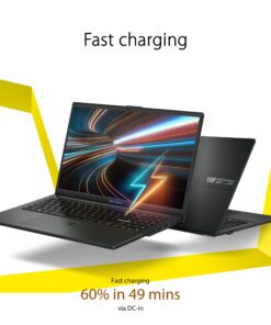 ASUS 2023 Vivobook Go 15 Laptop, 15.6” FHD Display, AMD Ryzen 5 7520U Processor, 8GB RAM, 512GB SSD, Windows 11 Home, Mixed Black, E1504FA-AS52 15.6" | Ryzen 5 14 81oi1wOs1KL