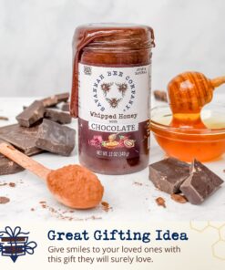 Whipped Honey Gift Set by Savannah Bee - Creamy, Smooth, Spreadable and absolutely Delicious - 100% Natural and Pure Honey - 12 Oz (Original & Chocolate) Original & Chocolate 11 81oi6jgQ2GL