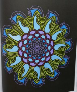 Glowing Mandalas: Coloring Book for Adults 82 81oiL4UZRiL