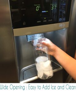 Rolling Sands BPA-Free 24 Ounce Clear with Pink Water Bottles, Bulk 30 Pack, Made in USA Clear/Pink 11 81oizqp6UL