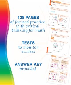 Spectrum Critical Thinking for Kindergarten Math Workbook—Grade K State Standards, Counting Numbers, Learning Shapes, With Answer Key for Homeschool or Classroom (128 pgs) 20 81ojEo opjL
