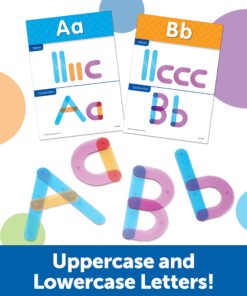 Learning Resources Letter Construction, Homeschool, School Activity Set, Play School, 60 Pieces, Ages 3+ 73 Pieces 29 81ojGb4qVCL