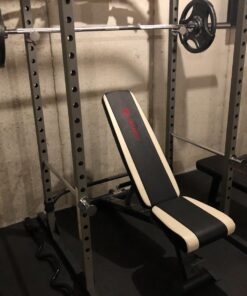 Marcy Adjustable Utility Bench for Home Gym Workout SB-670 35 81ojmHWxivL