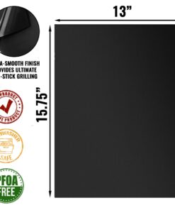 Grillaholics Grill Mats for Outdoor Grill - Set of 2 Heavy Duty & Built to Last BBQ Grill Mats - Make Grilling Easier & Keep Your Grates Looking New - The Perfect Grilling Gift 36 81olNneCESL