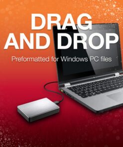 Seagate Backup Plus Portable 4TB External Hard Drive HDD (STDR4000900),Silver Silver 22 81op umVdOL