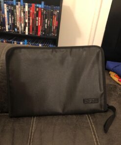 ENGPOW Fireproof File Folder Fireproof Fire and Water Resistant Money Document Bag with A4 Size 13 Pockets Zipper Closure Non-Itchy Silicone Coated Portable Filing Organizer Pouch(14.3" x 9.8") Black,13 Pockets 34 81oqAxLzucL