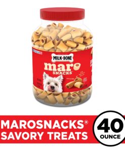 Milk-Bone MaroSnacks Dog Treats, Beef, 40 Ounce All Size Dogs 40 Ounce (Pack of 1) 24 81oqQqKiDS