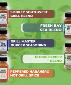 FreshJax Grilling Spice Gift Set, (Set of 5) Grill Master Set 27 81or2G6cXeL