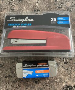 Swingline Staples, Premium for Desktop Staplers, 1/4" Length, 210/Strip, 3750/Box, Jam Free, Optima (35556) 1/4" 21 81osReBv7gL