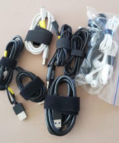 VELCRO Brand ONE-WRAP Double Sided Roll | 45 Ft x 1-1/2 In | Cut to Length Straps Heavy Duty | Bundling Ties Fasten to Themselves for Secure Hold, Black (91881) Hook and Loop Straps 39 81ouFh5XeCL