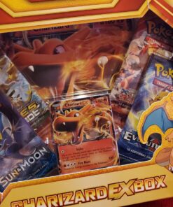 Pokemon Cards POK16CHAREXBX TCG: Charizard-EX Box Fire Blast Card Game, Multicolor Base 24 81ouXwhT0LL