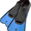 Cressi Short Full Foot Pocket Fins for Swimming or Training in the Pool and in the Sea | Light: made in Italy US Man 2/3 | US Lady 3/4 | EU 33/34 Blue