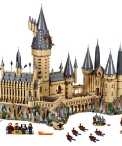 LEGO Harry Potter Hogwarts Castle 71043 Building Set - Model Kit with Minifigures, Featuring Wand, Boats, and Spider Figure, Gryffindor and Hufflepuff Accessories, Collectible for Adults and Teens Standard 52 81oyL1APSOL