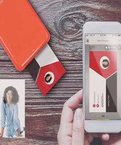 Zink Polaroid ZIP Wireless Mobile Photo Mini Printer (White) Compatible w/ iOS & Android, NFC & Bluetooth Devices 34 81oybyr1Y7L