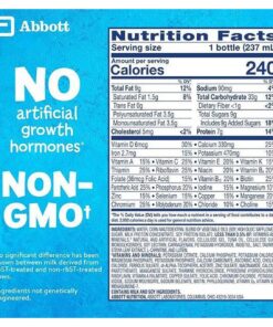 PediaSure Grow & Gain with Immune Support, Kids Protein Shake, 27 Vitamins and Minerals, 7g Protein, Helps Kids Catch Up On Growth, Non-GMO, Gluten-Free, Vanilla, 8 Fl Oz (Pack of 24) 8 Fl Oz (Pack of 24) 21 81p18YJR1cL