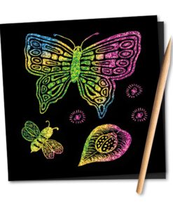 Melissa & Doug Scratch Art Doodle Pad With 16 Scratch-Art Boards and Wooden Stylus - Color Scratch Pads, Arts And Crafts For Kids Ages 4+ 18 81p1I82FXsL