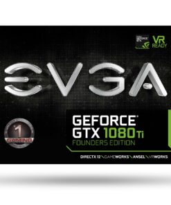 EVGA GeForce GTX 1080 Ti Founders Edition Gaming, 11GB GDDR5X, LED, DX12 OSD Support (PXOC) Graphic Cards 11G-P4-6390-KR Real Boost Clock: 1582 MHz 35 81p2OQKsOTL