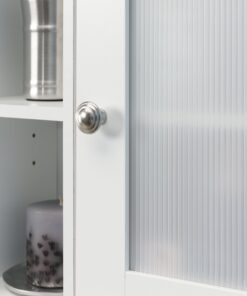 Sauder Caraway Etagere/Pantry cabinets, L: 23.31" x W: 7.44" x H: 68.07", Soft White finish 30 81p54Nqj SL