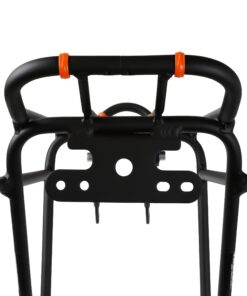 Ibera Bike Rack - Bicycle Touring Carrier Plus+ for Disc Brake/Non-Disc Brake Mount, Fat Tire Bikes, Frame-Mounted for Heavier Top & Side Loads, Height Adjustable for 26"-29" Frames Non-disc Brake 46 81p6mJnRkWL