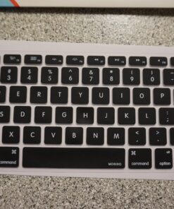 MOSISO Silicone Keyboard Cover Compatible with MacBook Air 13 inch A1466 A1369 2010-2017&Compatible with MacBook Pro 13/15 inch (with/Without Retina Display, 2015 or Older Version), Black 41 81p7Wps4lTL