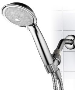 Luminex by PowerSpa 7-Color 4-Setting LED Handheld Shower Head with Air Jet LED Turbo Pressure-Boost Nozzle Technology. 7 vibrant LED colors change automatically every few seconds 25 81p8NioVXL