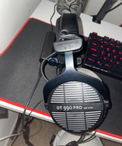 beyerdynamic DT 990 Pro 250 ohm Over-Ear Studio Headphones For Mixing, Mastering, and Editing Gray 59 81p8RCphrIL