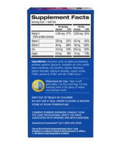 PreserVision AREDS Eye Vitamin & Mineral Supplement, Contains Vitamin C, A, E, Zinc & Copper, 90 Softgels (Packaging May Vary) 16 81p8fgUWrPL