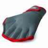 Speedo Aqua Fit Swim Training Gloves Small Charcoal/Red
