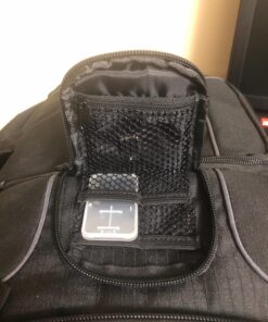 USA Gear DSLR Camera Backpack Case - 15.6 inch Laptop Compartment, Padded Custom Dividers, Tripod Holder, Rain Cover, Long-Lasting Durability and Storage Pockets - Compatible with Many DSLRs (Black) Black 74 81pAB10nF L