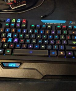 Logitech G910 Orion Spark RGB Mechanical Gaming Keyboard – 9 Programmable Buttons, Dedicated Media Controls 45 81pAbM4QOGL