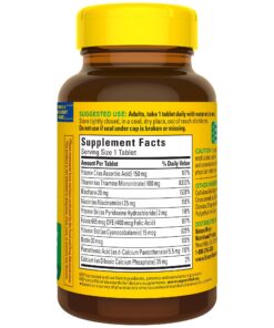 Nature Made Super B Complex with Vitamin C and Folic Acid, Dietary Supplement for Immune Support, 140 Tablets, 140 Day Supply 140 Count 33 81pBrYnEbjL