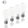 LED Light Bulbs A19 - Vintage Style Soft White Glow 8 Watt Bulbs - 60 Watt Equivalent - Brightest Bulb Energy Star 3000K 810 Lumens - 2 Year Warranty - 4 Pack - by Go LED Co 12 81pCgON2veL