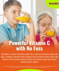 NutriBiotic - Sodium Ascorbate Buffered Vitamin C Powder, 2.2 Lb | Vegan, Non-Acidic & Easier on Digestion Than Ascorbic Acid | Essential Immune Support & Antioxidant Supplement | Gluten & GMO Free 2.2 Pound (Pack of 1) 10 81pCiYB vtL