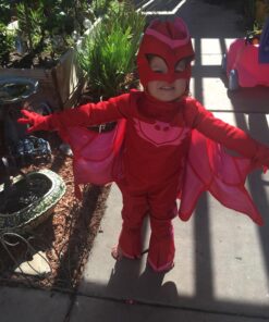 PJ Masks Owlette Deluxe Toddler Costume Medium (3T-4T) Red 41 81pE4ig0tjL