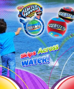 JA-RU Pro Hopper Skip Water Bouncing Ball Professional Fidget Skip Ball Pool Bounce Balls Toys. Skipping Beach Ball. Outdoor Game Party Favor Pool Toy for Kids and Adults 880 1 Ball 9 81pEB3UgLiL