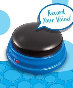 Learning Resources Recordable Answer Buzzers - Set of 4, Ages 3+ | Pre-K Personalized Sound Buzzers, Recordable Buttons, Game Show Buzzers, Perfect for Family Game and Trivia Nights 17 81pF5okAaFL