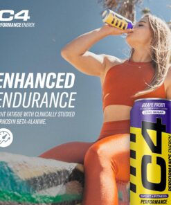 C4 Energy Carbonated Zero Sugar Energy Drink, Pre Workout Drink + Beta Alanine, Purple Frost, 16 Fl Oz (Pack of 12) Grape Frost 16 Fl Oz (Pack of 12) 11 81pFLTDoBDL