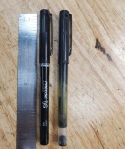 Pilot, Precise V5, Capped Liquid Ink Rolling Ball Pens, Extra Fine Point 0.5 mm, Black, Pack of 12 30 81pFM3LyRtL