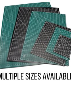 US Art Supply 12" x 18" Green/Black Professional Self Healing 5-Ply Double Sided Durable Non-Slip Cutting Mat Great for Scrapbooking, Quilting, Sewing and all Arts & Crafts Projects 1 19 81pI5wPtvUL