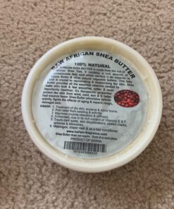 REAL African Shea Butter Pure Raw Unrefined From Ghana"IVORY" 8oz. CONTAINER 8 Ounce (Pack of 1) 39 81pIbcn6V8L