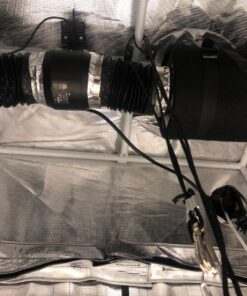 TerraBloom 4 Inch Inline Fan ECMF-100 - Quiet HVAC Grow Tent Fan with Digital Speed Controller- Premium Metal Casing 40-75% Energy Efficient EC Motor - For Large Spaces 4" / 100mm Diameter (141CFM, 21W, Steel Housing) 36 81pIxjvRiwL