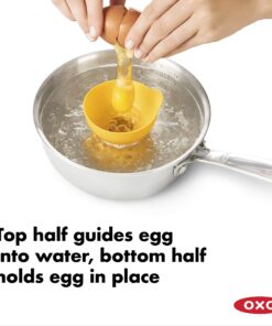 OXO Good Grips Silicone Egg Poachers (Set of 2),Yellow 34 81pJG8bfqoL